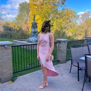 Ever New Blush Asymmetrical Dress